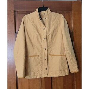Women's Size XS Orvis Jacket Quilted Lined Mustard Color
